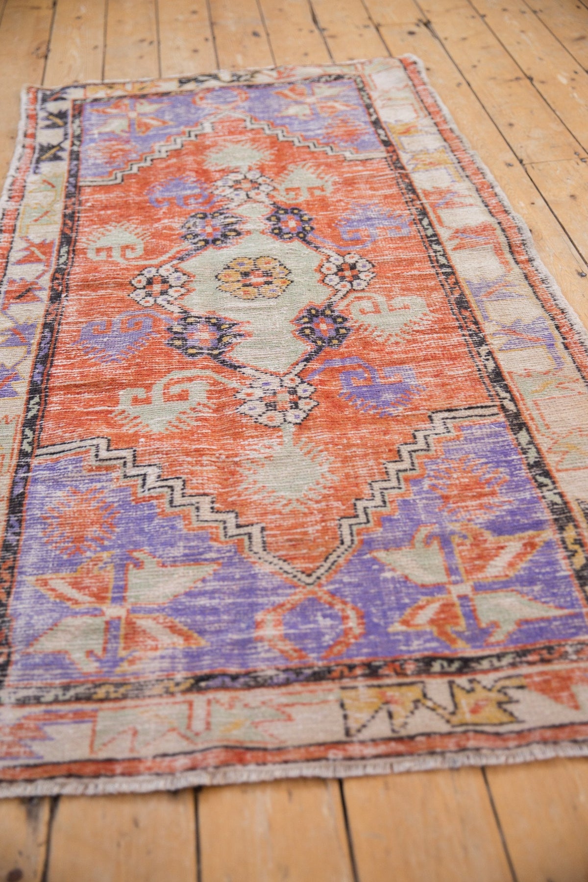 3x6 Vintage Distressed Oushak Rug Runner