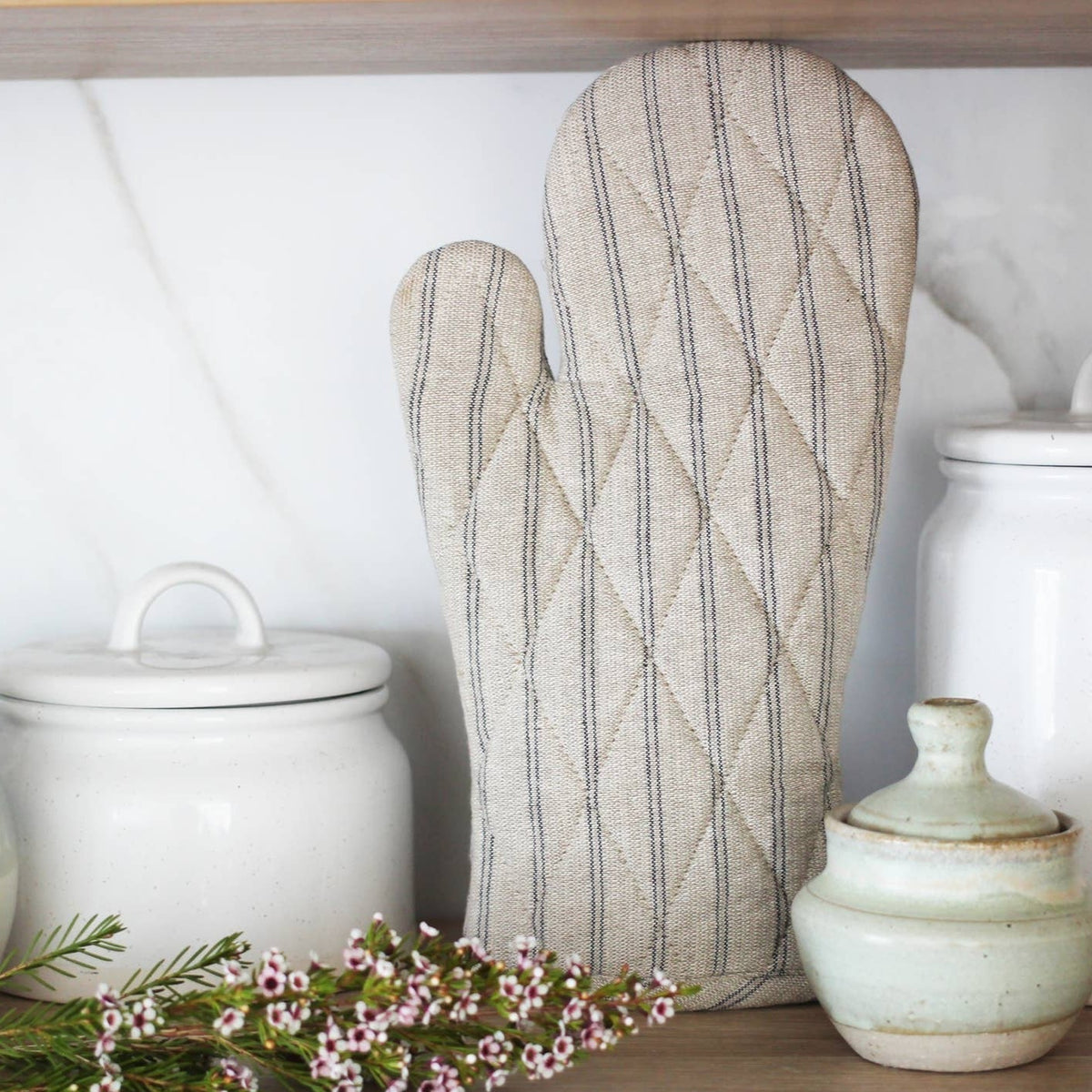 Striped Oven Mitt - Source by Studio Skara, view 2