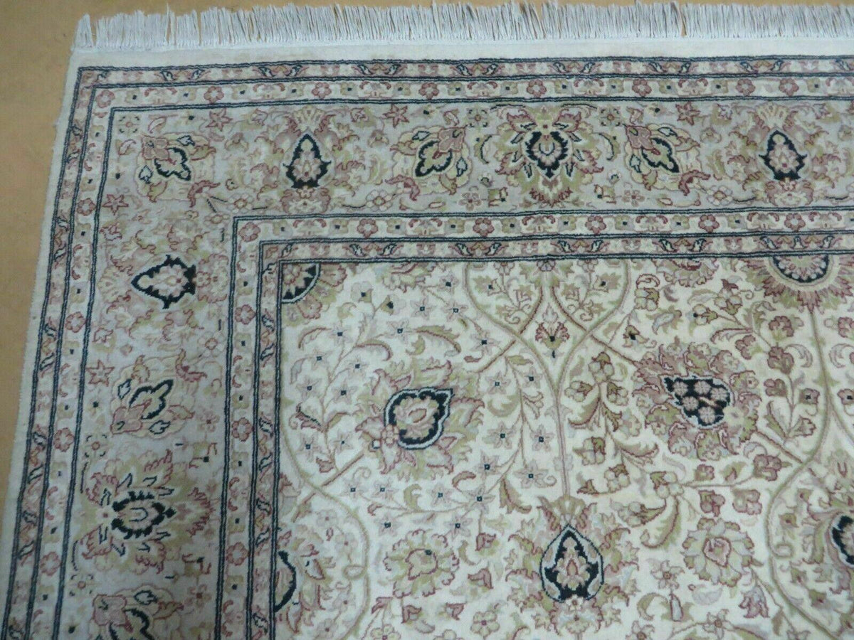 6' X 9' Vintage Fine Handmade Pakistan Oriental Floral Wool Rug Carpet Nice - Jewel Rugs, view 6
