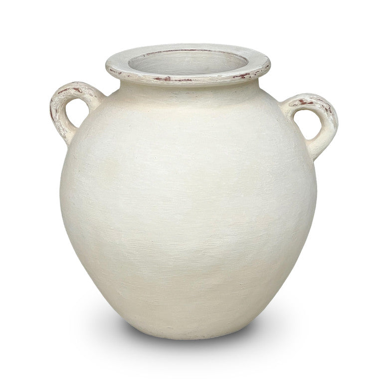 Approx. 17 Inches High Pot with Two Handles Natural Sand Tone image 3