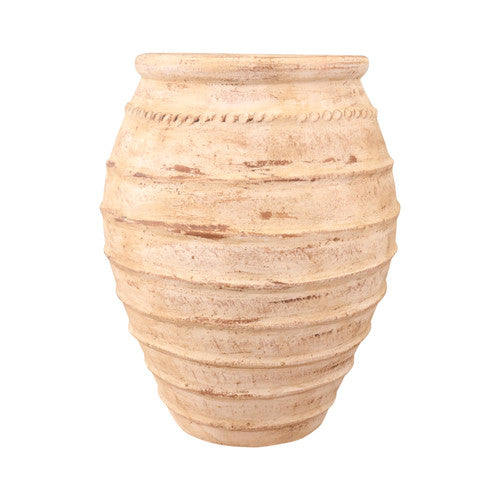 Approx. 22" High Terracotta Planter Warm Soil Tone image 2