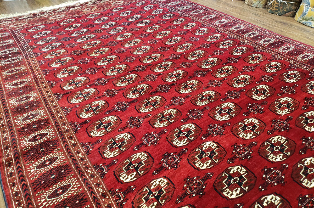 Persian Turkoman Rug 8 x 12.5 - Jewel Rugs, view 3