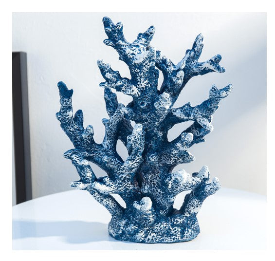 Artificial Coral Branch Light Blue