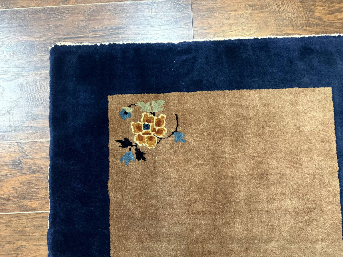 Chinese Rug 3x5, Antique Peking Art Deco Carpet, Simple Design - Jewel Rugs, view 6