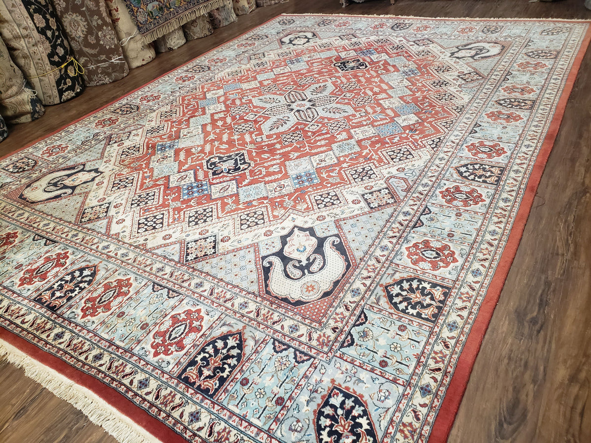 8 x11 Top Quality Veg Dye Turkish Carpet Decorative Handmade Geometric Area Rug - Jewel Rugs, view 13