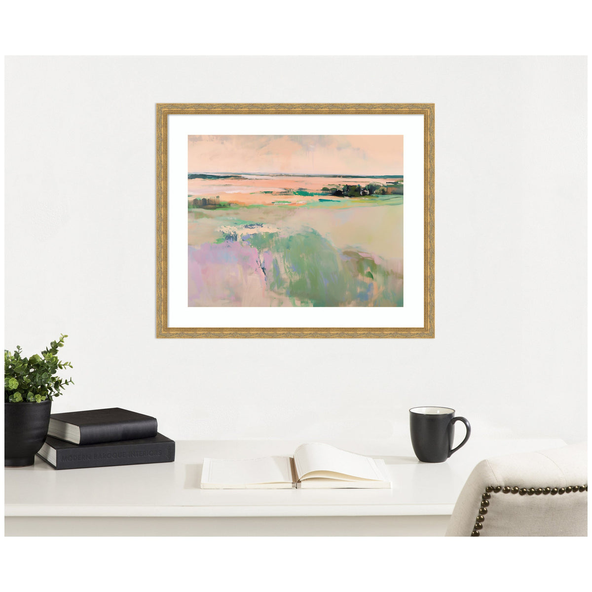 Framed Art Pastel Horizon III by Amy Lighthall