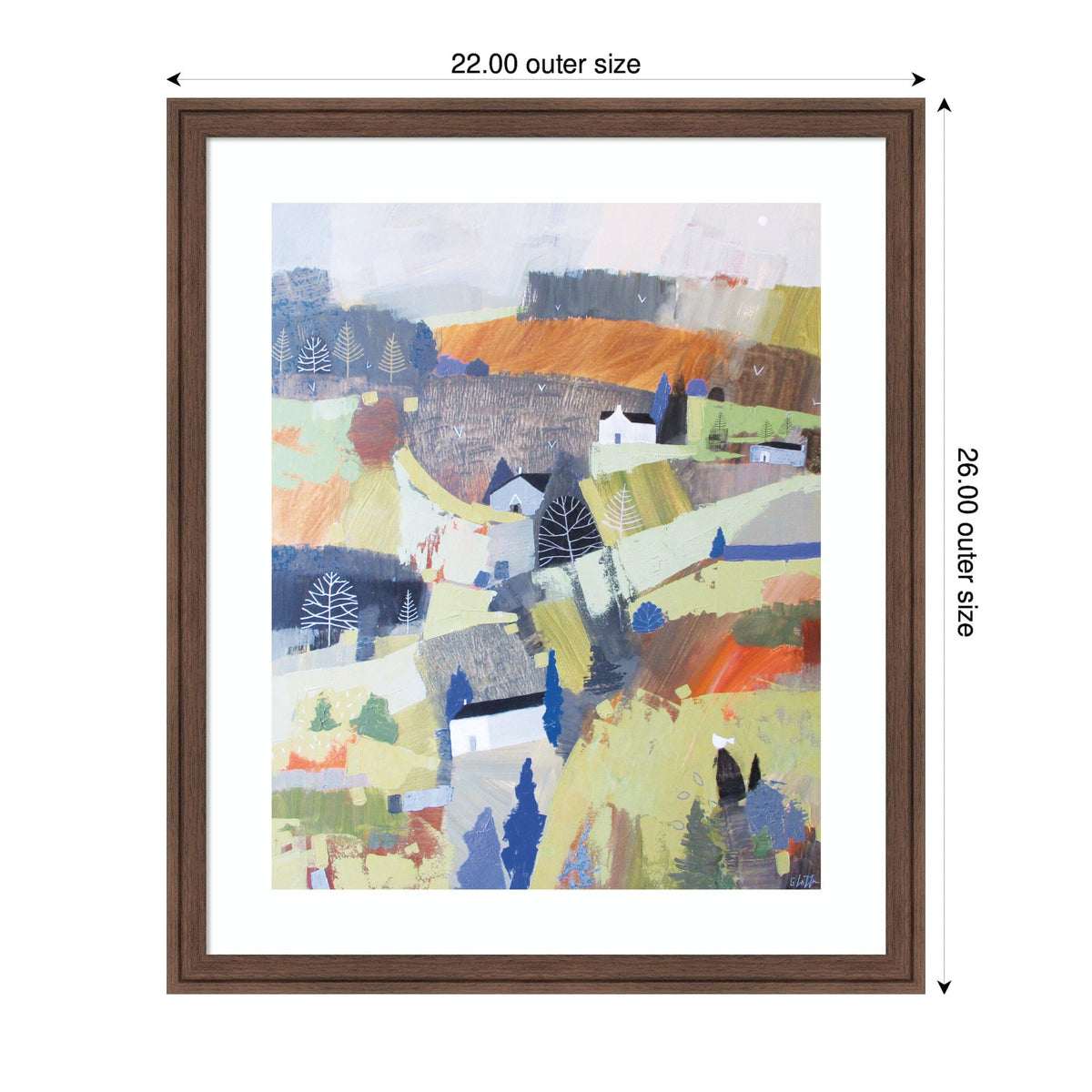 Framed Art Worlds View by Giuliana Lazzerini
