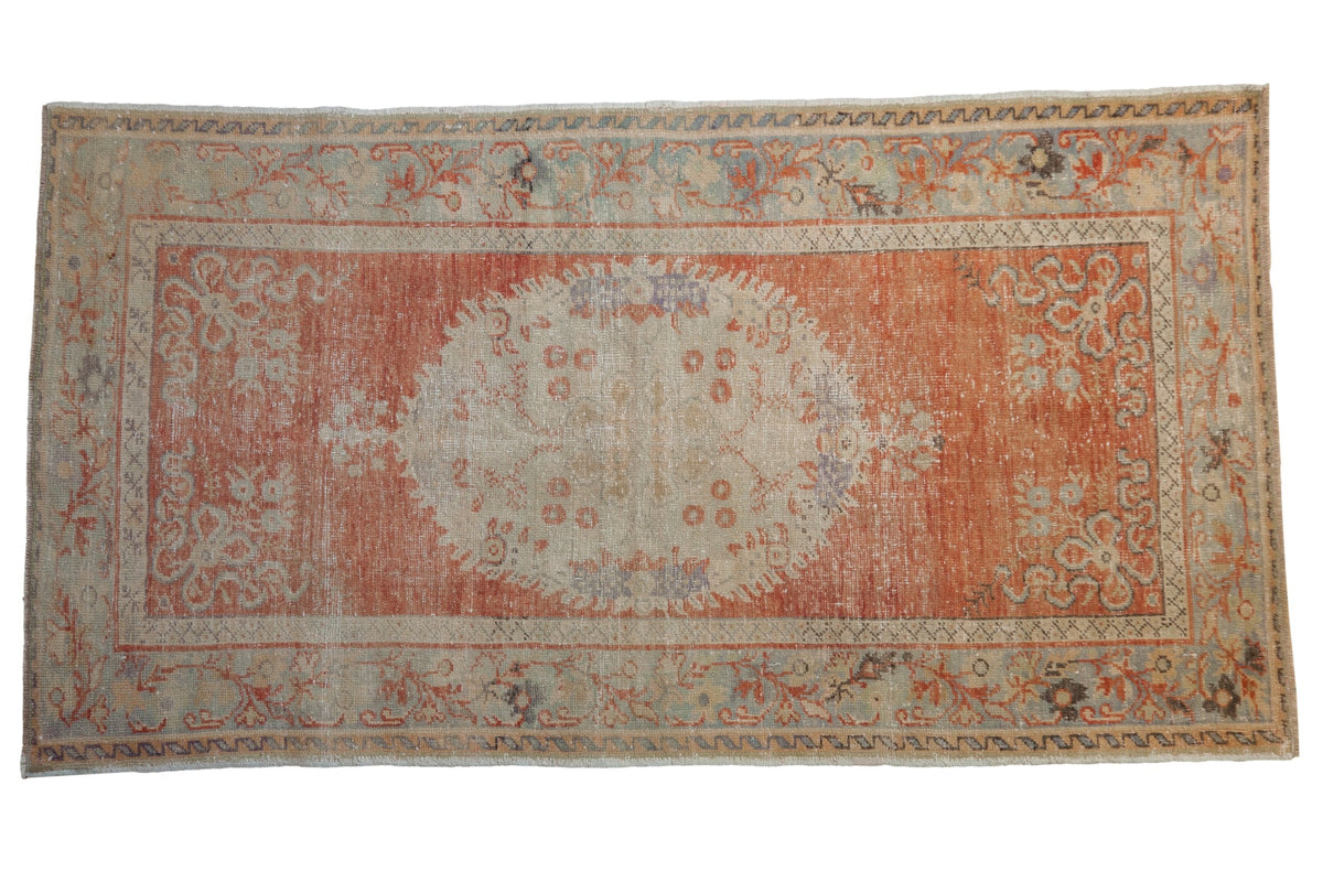 3.5x6.5 Vintage Distressed Oushak Rug