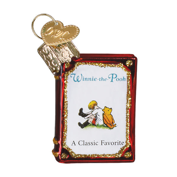 Mini Winnie-The-Pooh Book Ornament