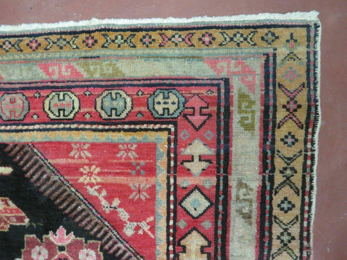 5' X 9' Antique Karabagh Caucasian Rug Handmade Wool Carpet Organic Dyes Nice - Jewel Rugs, view 8
