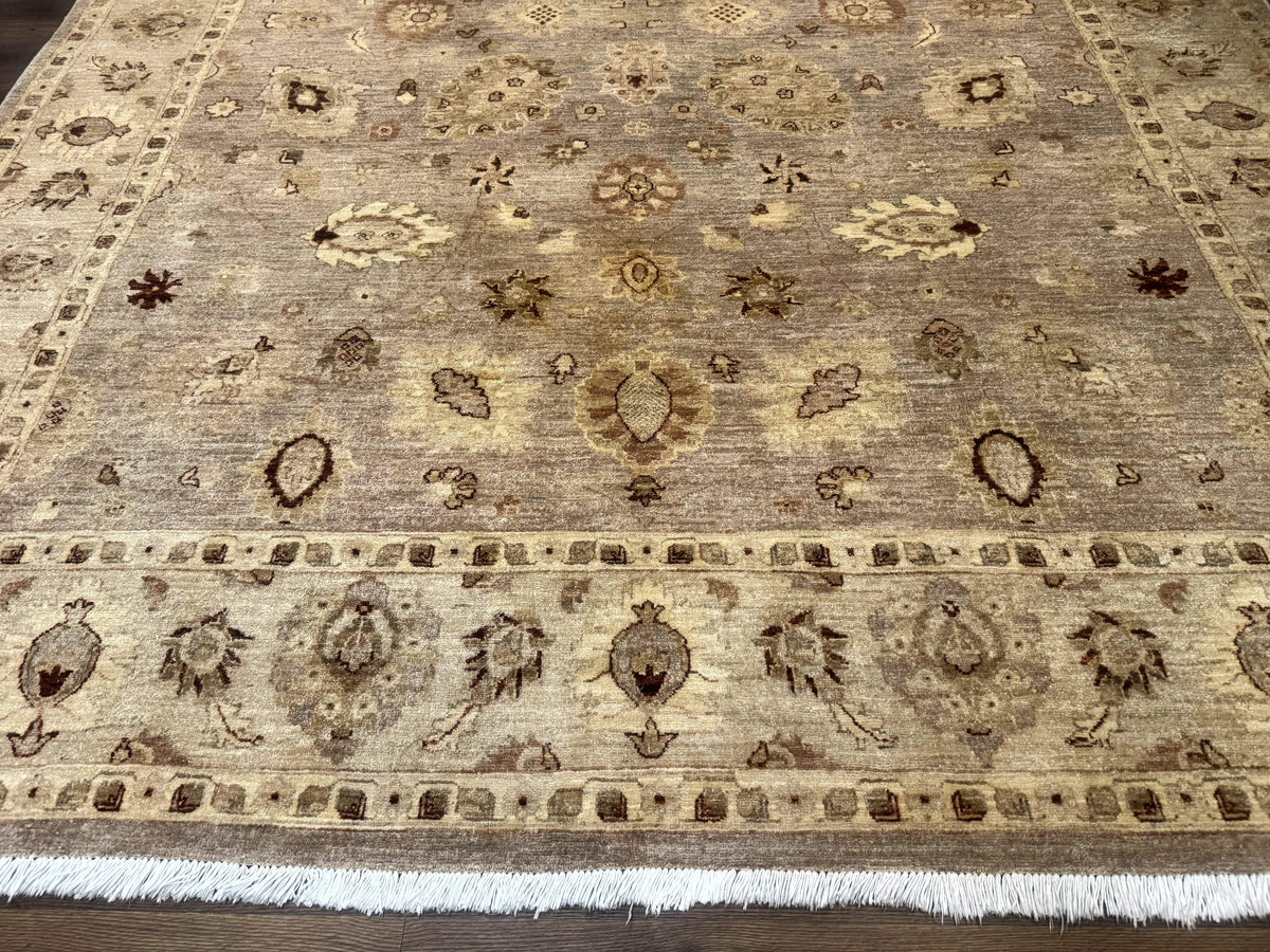 Pakistani Peshawar Rug 8x11, Indo Persian Mahal Carpet, Traditional Wool Oriental Rug - Jewel Rugs, view 6