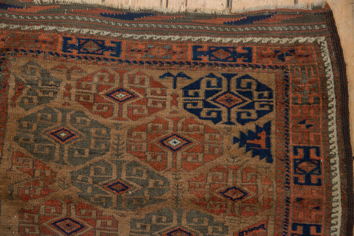 3x6 Antique Belouch Rug Runner