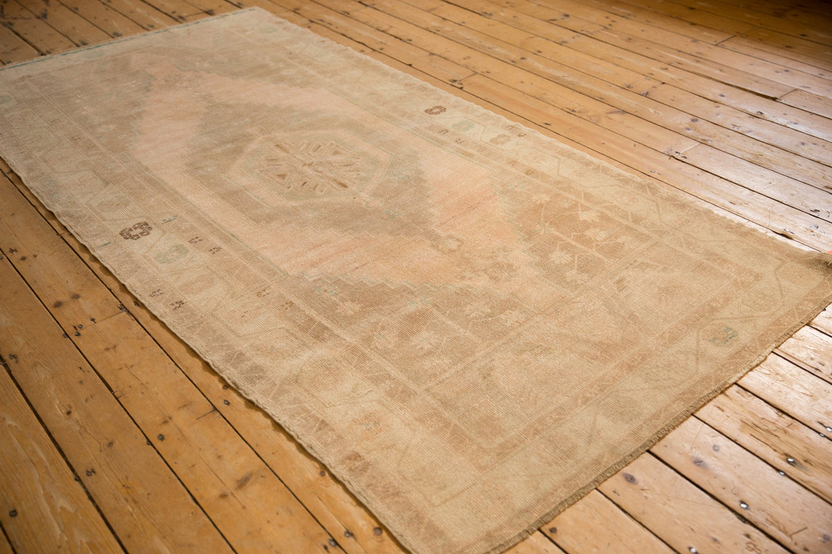 4x9 Vintage Distressed Oushak Rug Runner