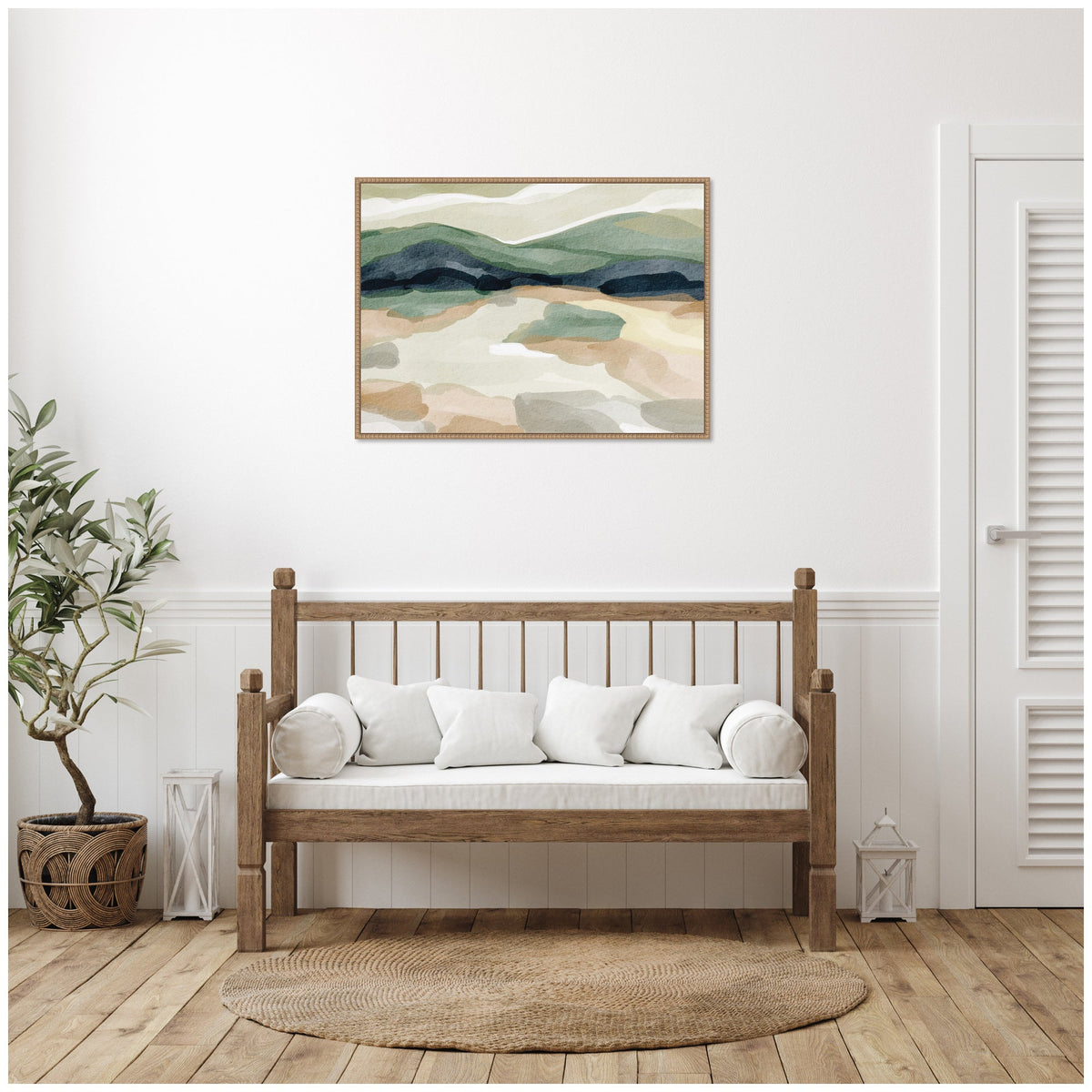 Beauty After Rain by Nikita Jariwala Framed Canvas Wall Art Print
