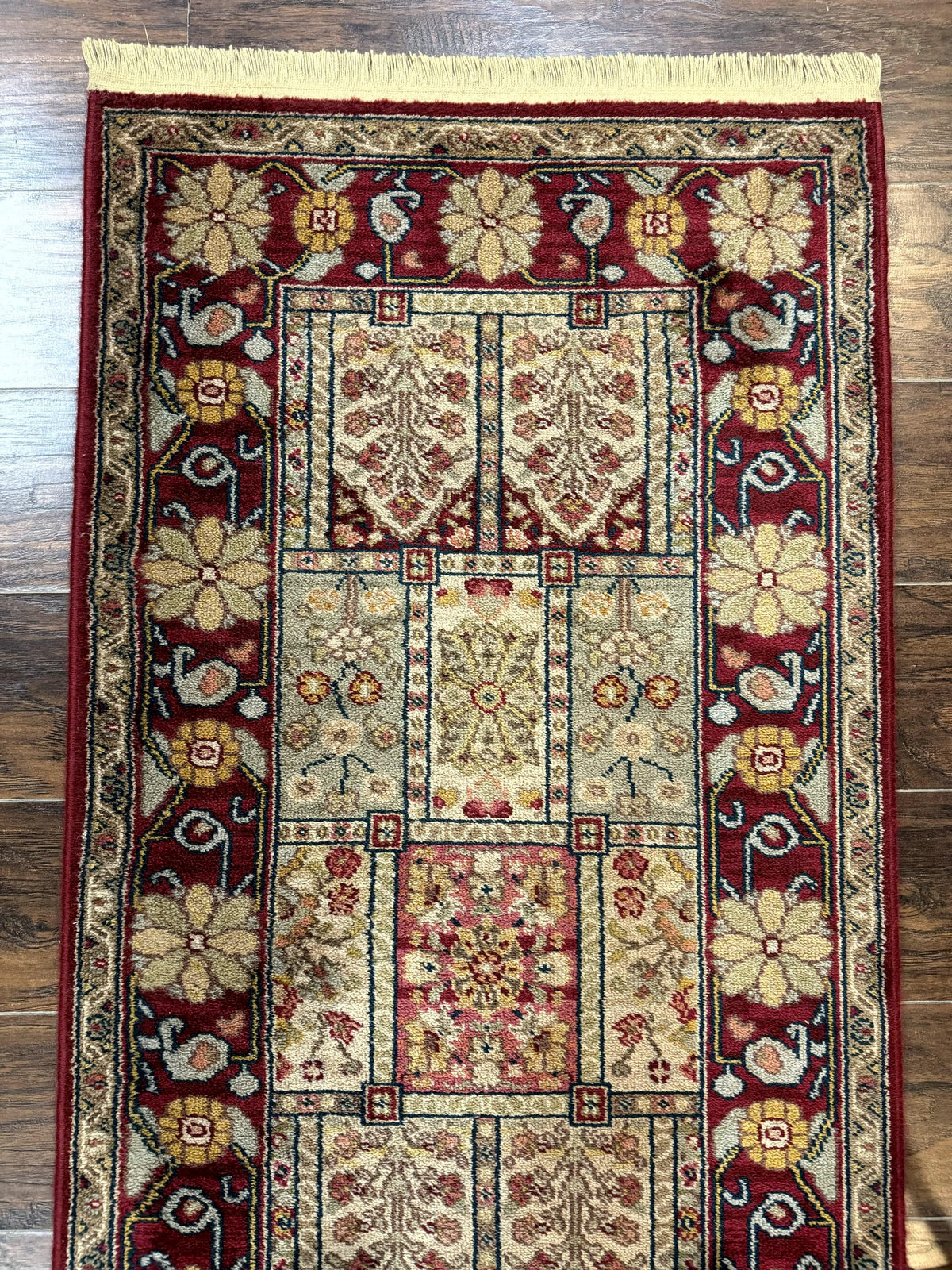 Karastan Runner Rug 2.6 x 8.6, Antique Legends Bakhtiari 2200, Vintage Wool Karastan Runner Rug, Panel Design - Jewel Rugs, view 7