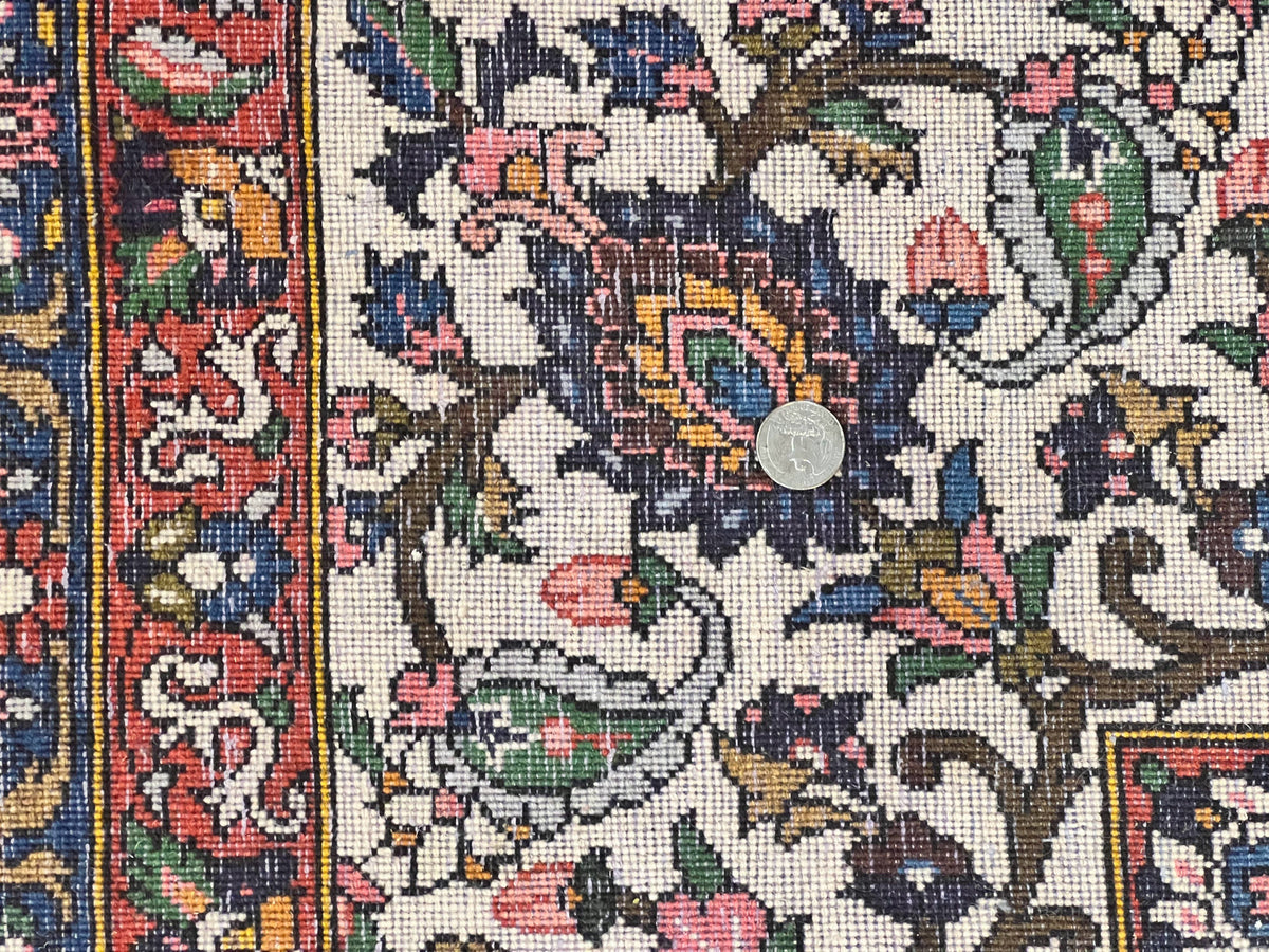 Persian Bakhtiari Rug 10x14, Multicolor Khesti Panel Design - Jewel Rugs, view 12