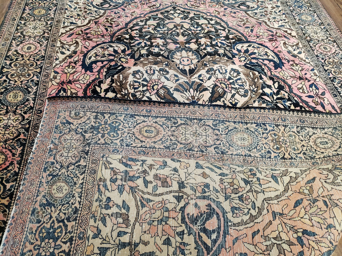 Antique Persian Farahan Rug, 4'1" x 6' 5" - Jewel Rugs, view 11