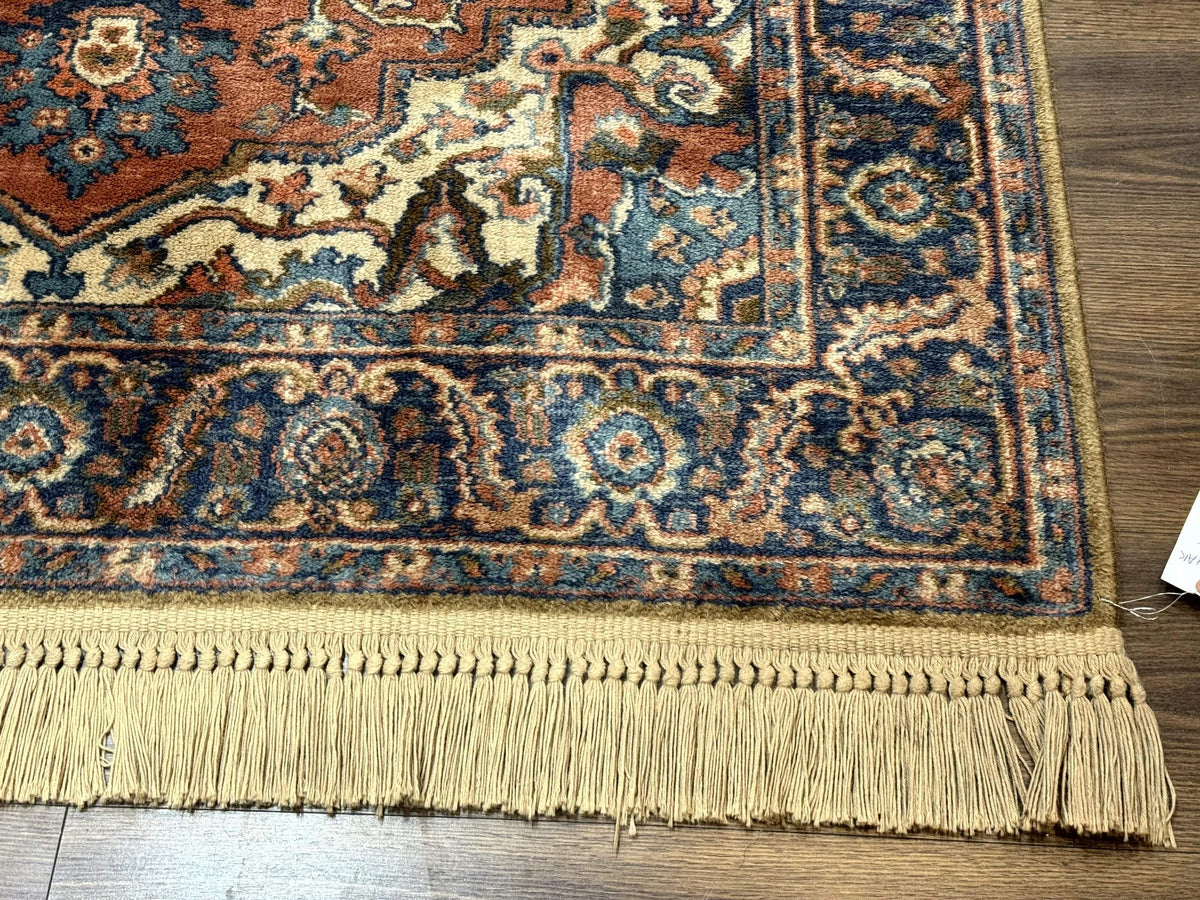 Karastan Rug 4x6, Vintage Karastan #744 Antique Serapi Pattern, Wool Pile, Original 700 Series Karastan Carpet - Jewel Rugs, view 10