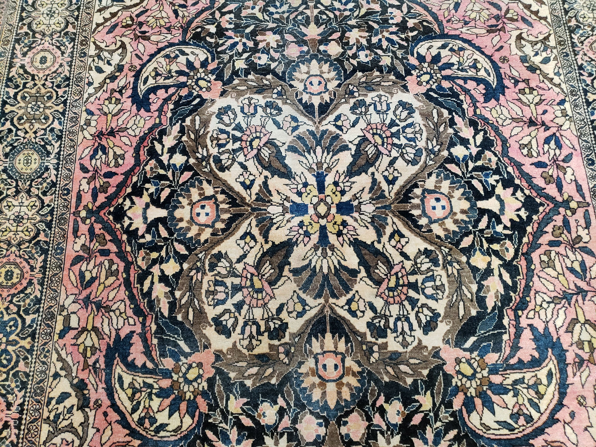 Antique Persian Farahan Rug, 4'1" x 6' 5" - Jewel Rugs, view 3