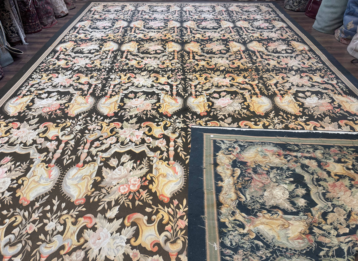 Palace Size Aubusson Rug 12x18 - Jewel Rugs, view 12