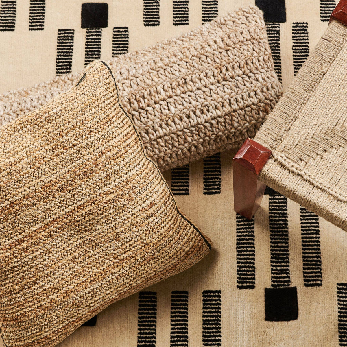 Cure Hand Crochet Large Lumbar Pillow - Source by Studio Skara, view 8