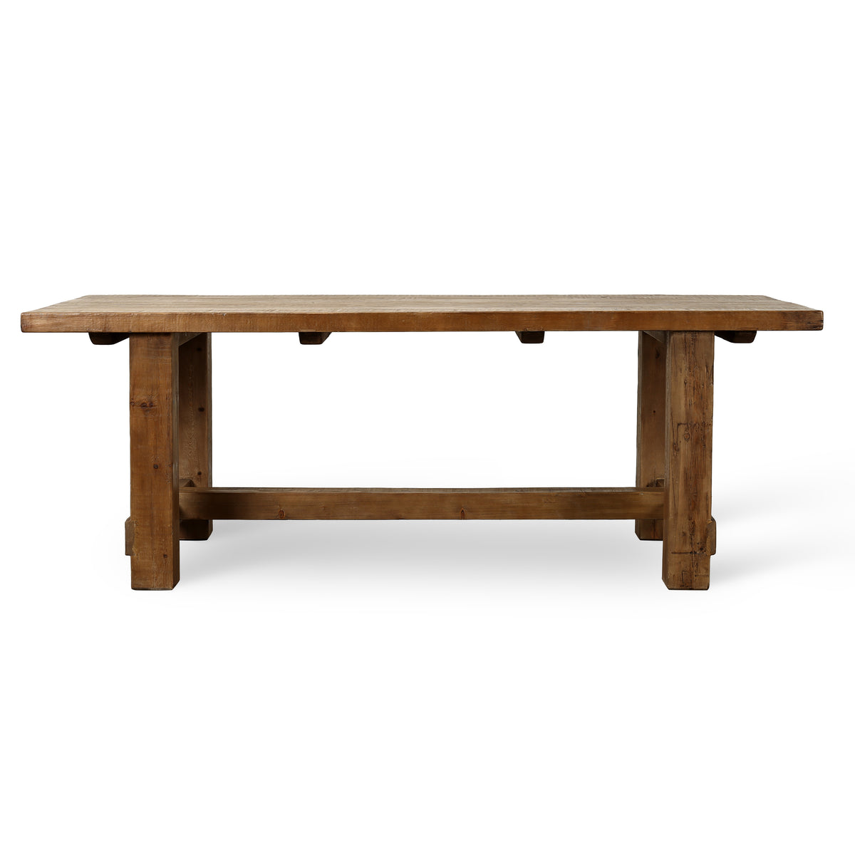 Amalfi 7' Long Dining Table with Dark Walnut Matte Finish