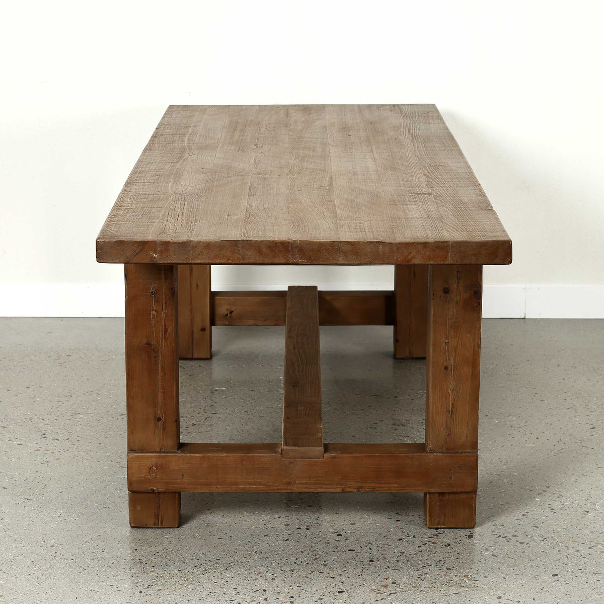 Amalfi 7' Long Dining Table with Dark Walnut Matte Finish