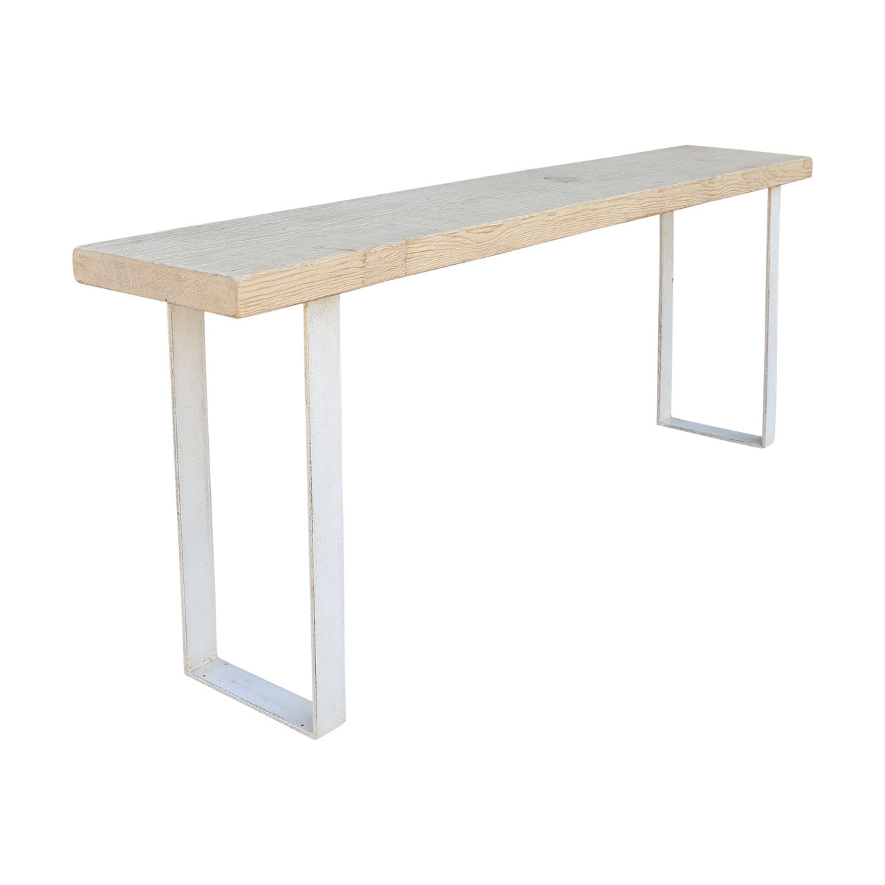 Amalfi two tones console table with metal leg 79x15x31H SALES $599/$779 image
