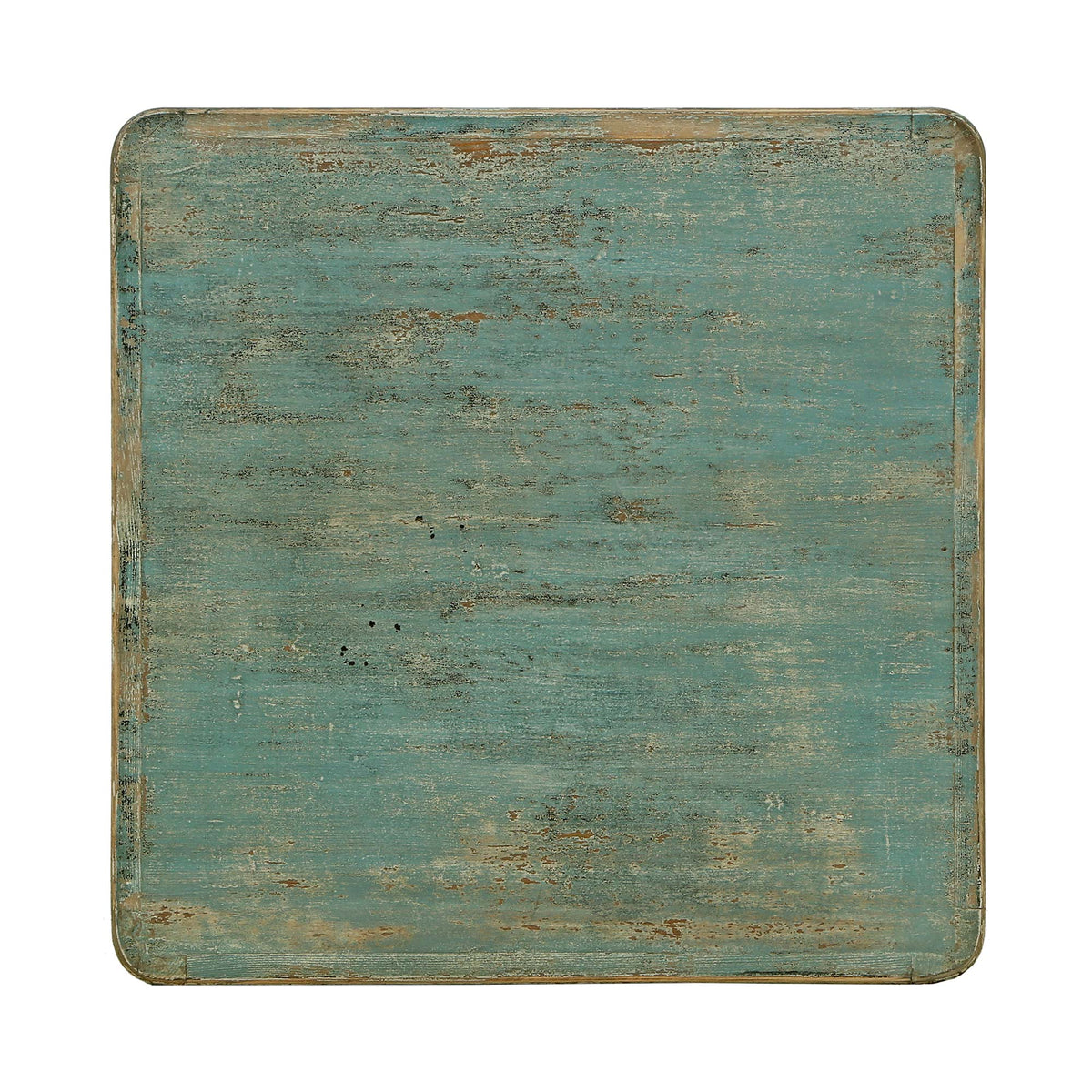 Ming Arch Side Table Weathered Soft Aqua