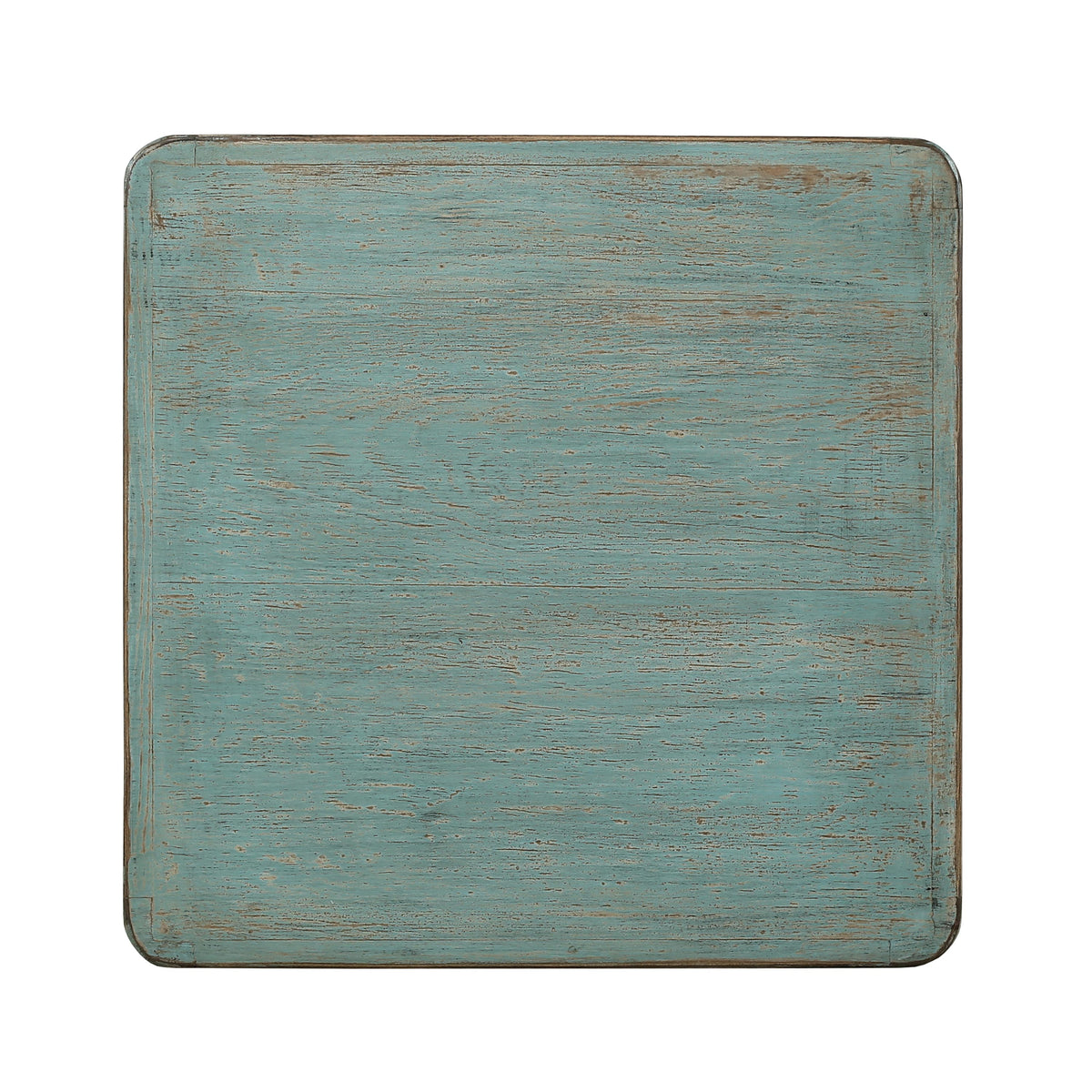 Ming Arch Side Table Weathered Soft Aqua