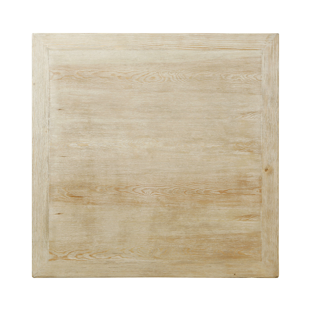 Peking Grand Framed Coffee Table Weathered White wash 39x39