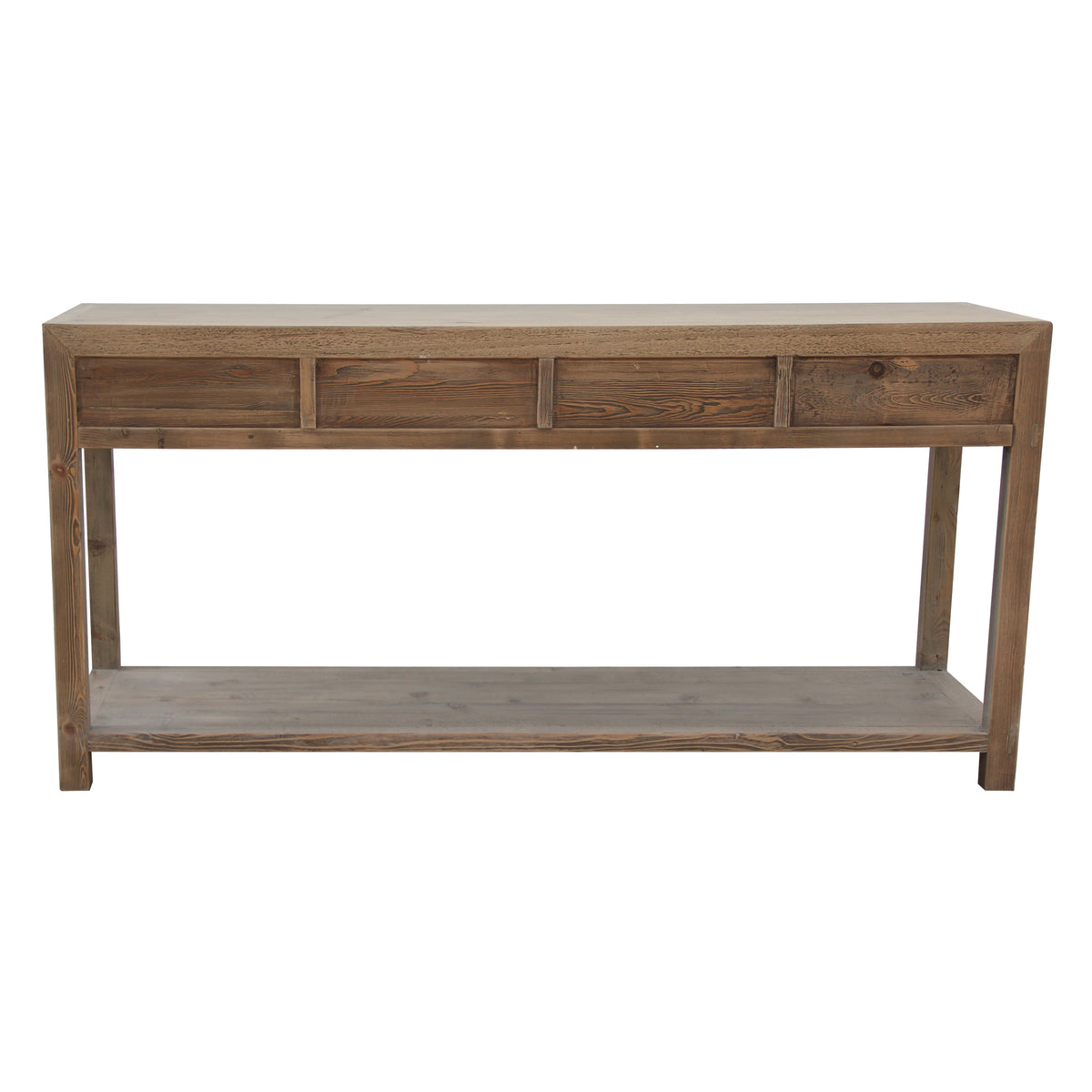 Capri 4 Drawers Side Table Weathered Natural