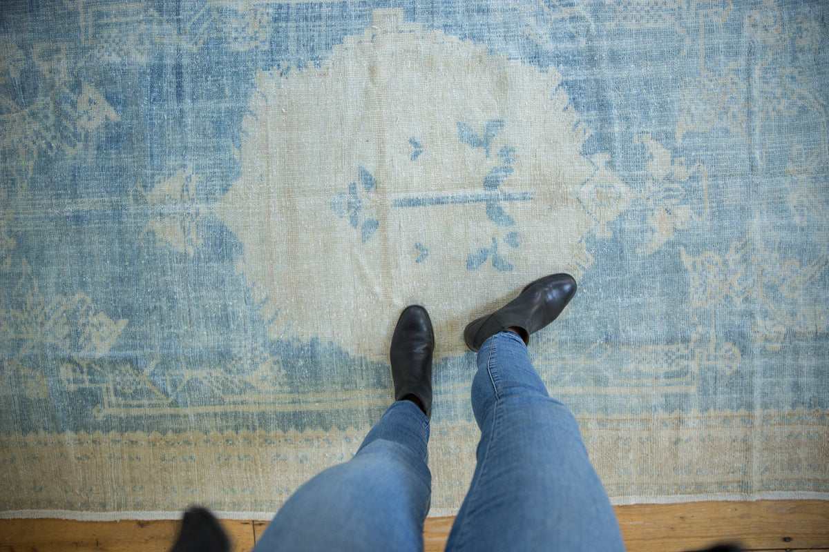 5x8 Vintage Distressed Oushak Carpet