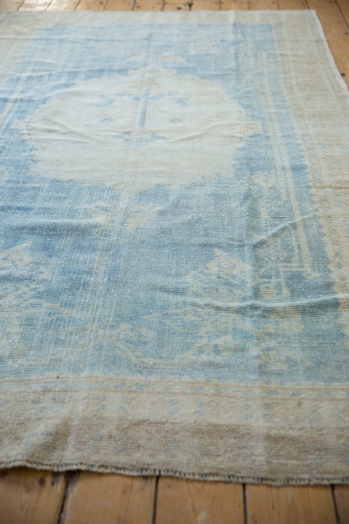 5x8 Vintage Distressed Oushak Carpet
