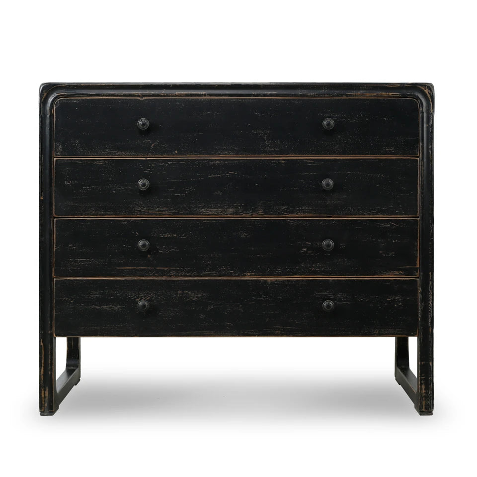 Peking Ming Side Table With Four Drawers | Antique Wood