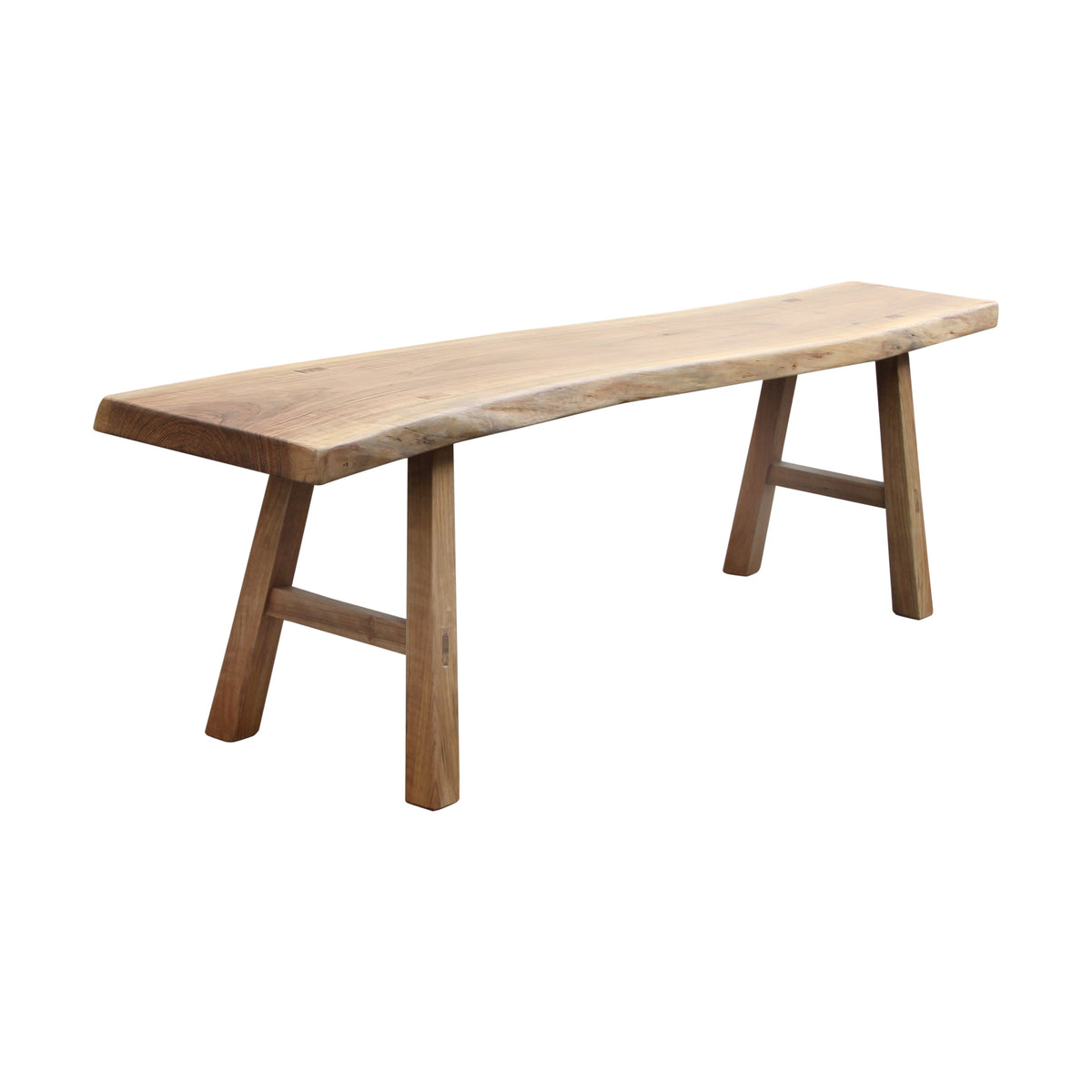 65" Live edge walnut wood bench natural(size and color vary)