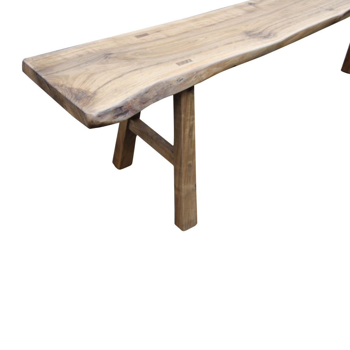 65" Live edge walnut wood bench natural(size and color vary)