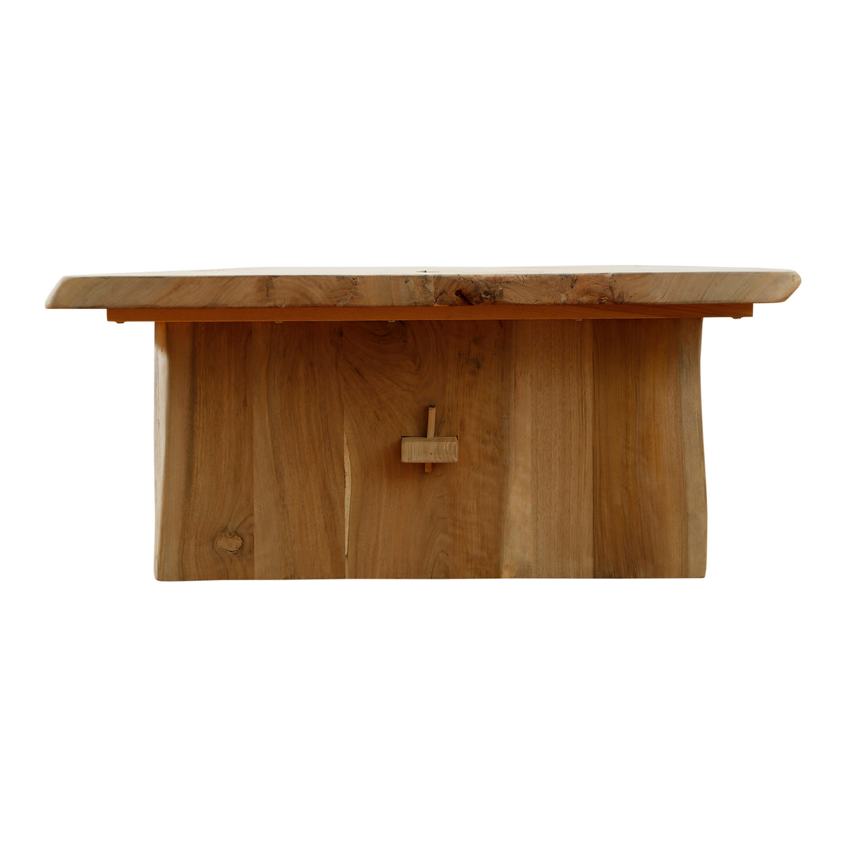 69" Live edge walnut wood coffee table natural (size and color vary)