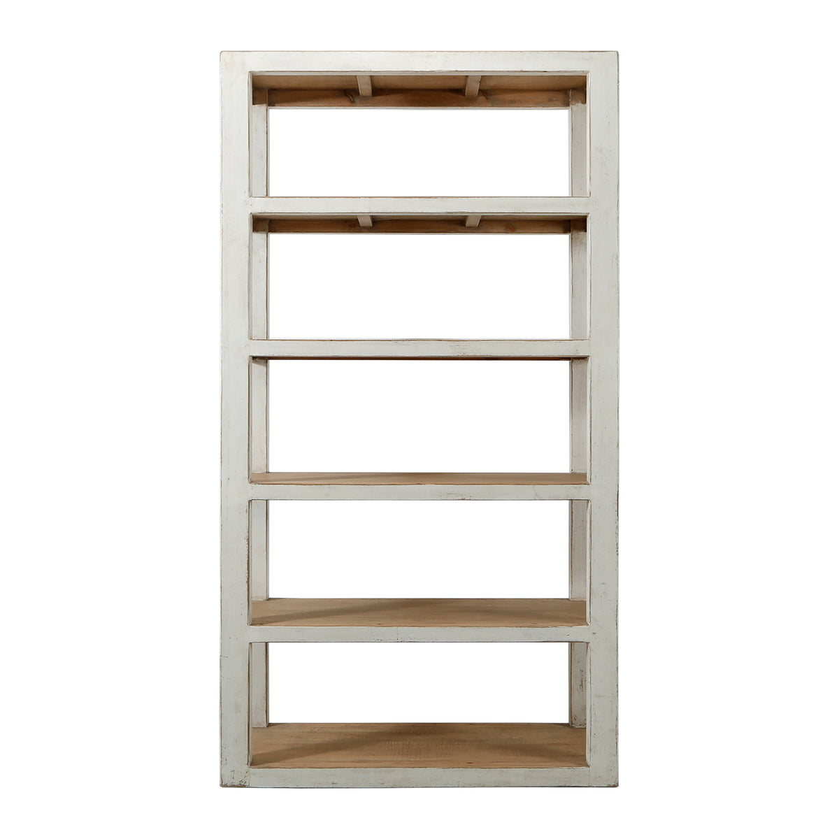 Amalfi Two Tones Grand Frame Pinewood Shelf Antique Off White