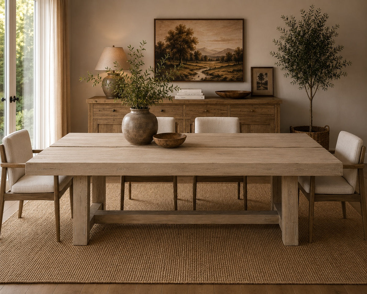 Capri Heritage Dining Table 98x39x31H