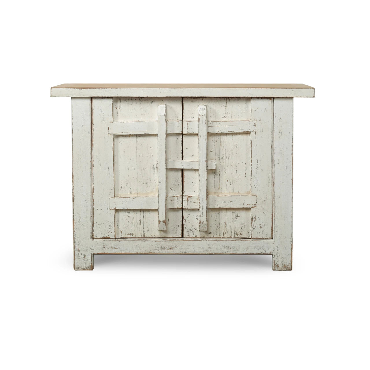 Amalfi Patrician One Door Cabinet | Weathered Natural Wood
