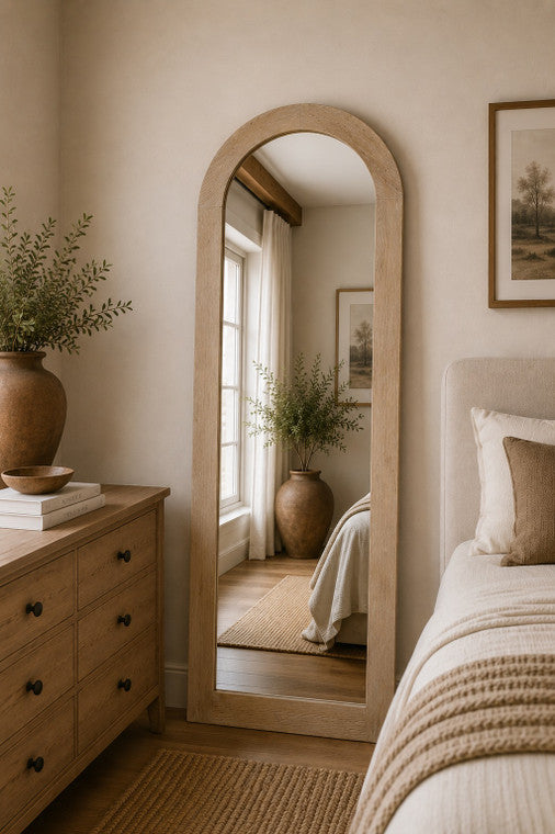 Archy Recycled Pinewood Mirror Weathered Natural 31.88x70.86 image 3