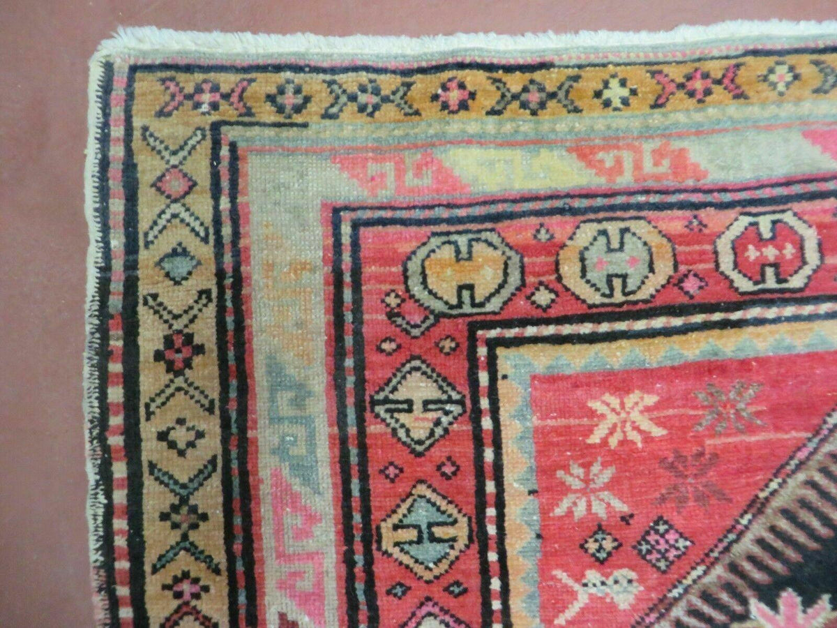 5' X 9' Antique Karabagh Caucasian Rug Handmade Wool Carpet Organic Dyes Nice - Jewel Rugs, view 7
