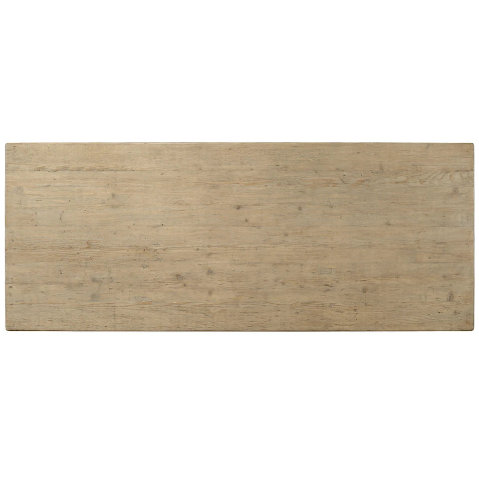 Capri Dining Table | Weathered Natural Solid Wood