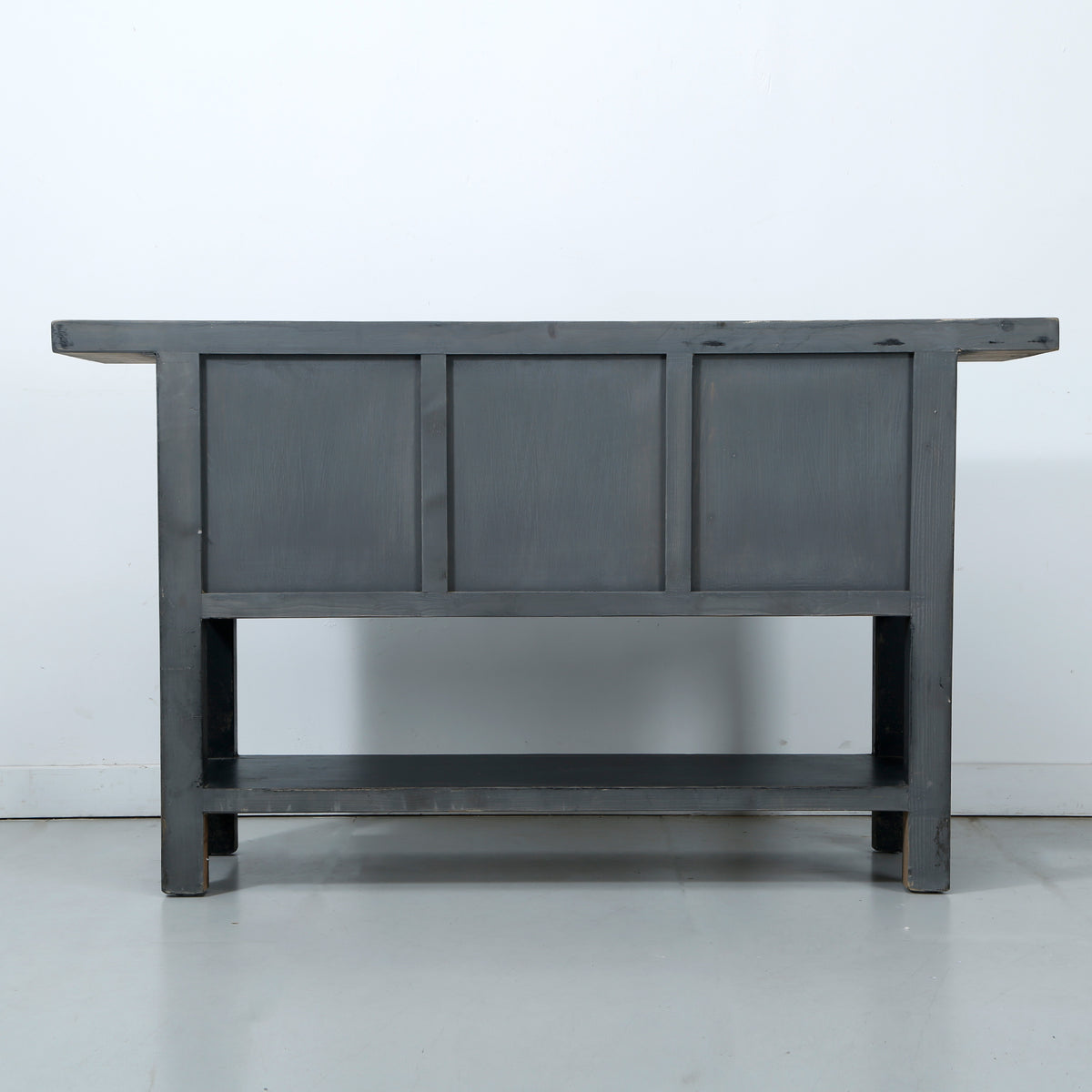 Approx. 63" Wide Three Doors Console Distressed Black