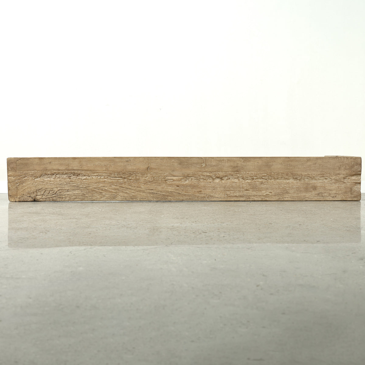 Approx. 106" Long Waterfall Console Weathered Natural (3.1" Thick Tabletop)