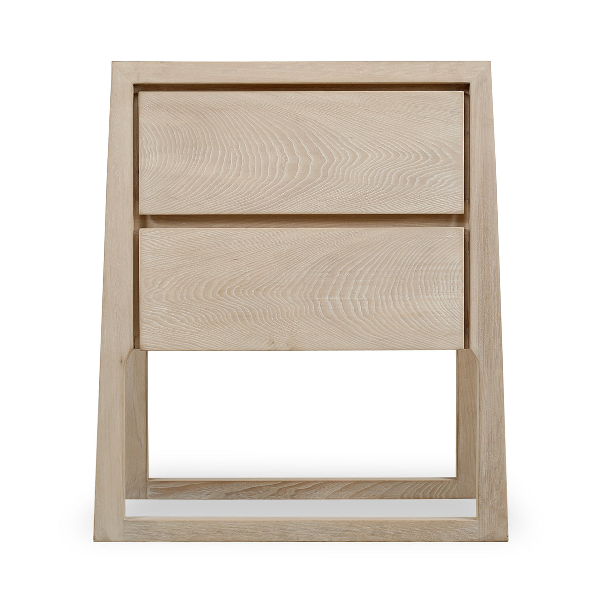 Lily Casa Side table with two Drawers Whitewash