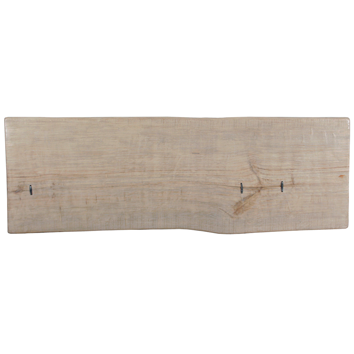 88" Long Capri Live Edge Primitive Console Table Weathered Natural Size Vary