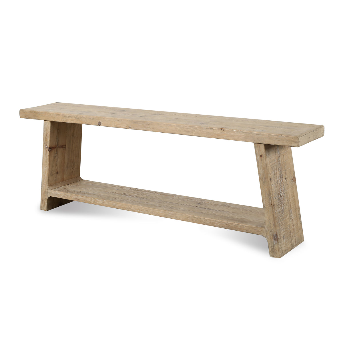 87" Ravenna Console Table Weathered Natural Pine399