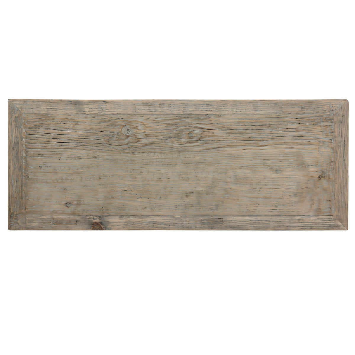 Two Drawers Console Weathered Natural 35x13.7x31.5H